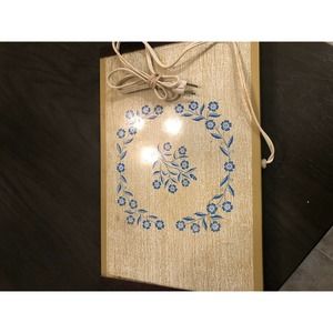 Vintage Blue Cornflower Warming Plate Corningware